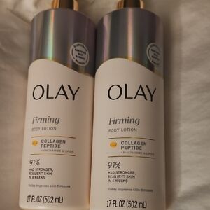 Olay Firming Body Lotion Collagen Peptide - Light Peach Bottles (2)